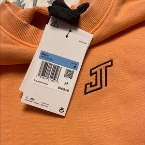 Jordan Men's Vibrant Orange Crewneck Sweater